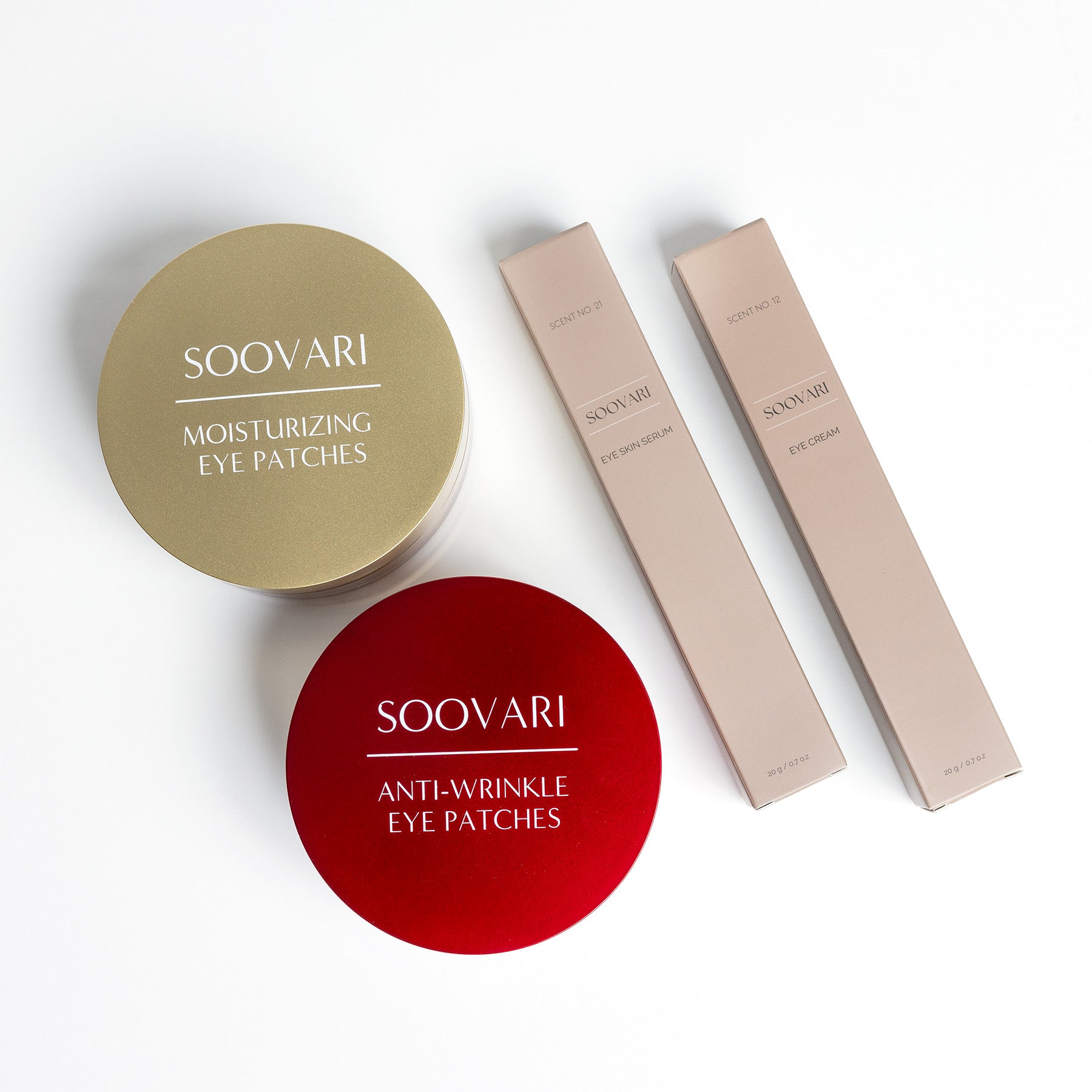 EYE PATCHES, EYE CREAM AND EYE SKIN SERUM SET